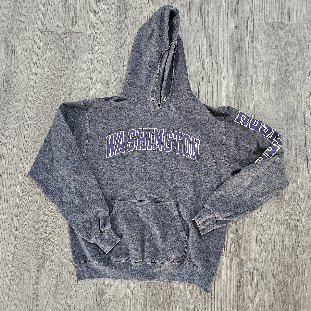 Champion Washington Huskies Hoodie Mens Size Medium